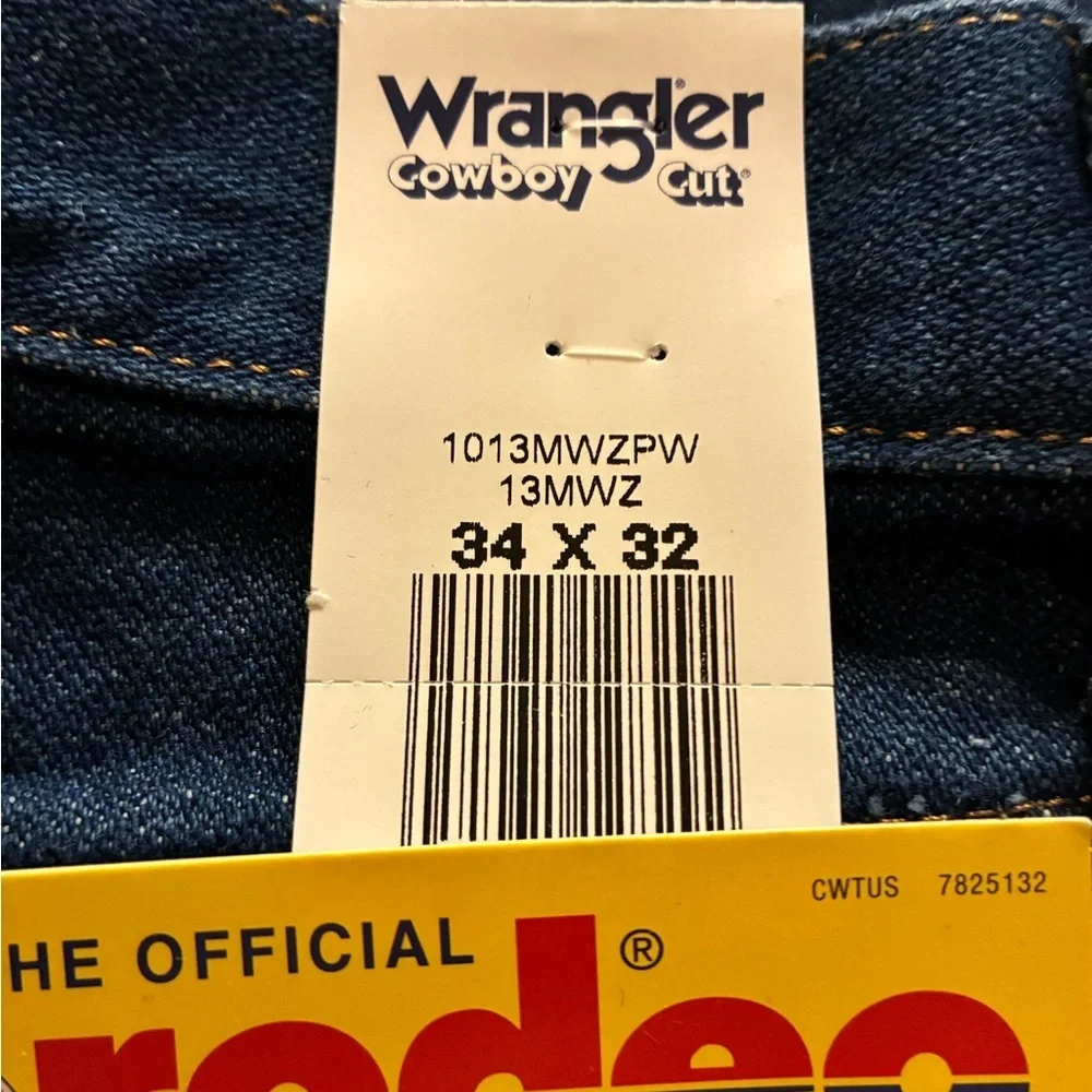 NWT Wrangler Men's Cowboy Cut Original Fit Jean 34 X 32 - Picture 6 of 7